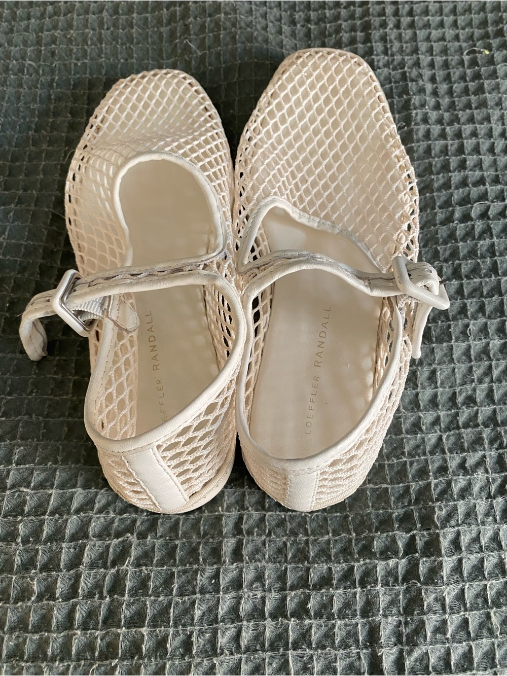 Loeffler Randall Rita white netted Mary Jane - Picture 5 of 6